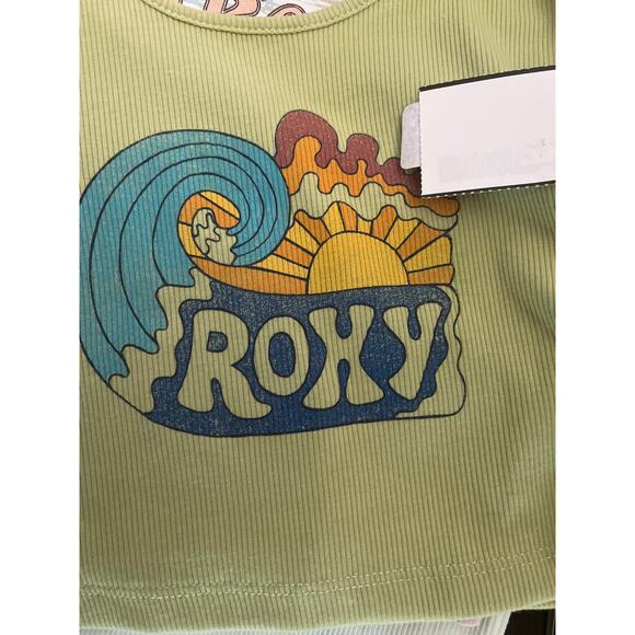 Roxy Grateful for Nature Crop Rib Graphic Tank
In tarragon size M - Picture 3 of 3